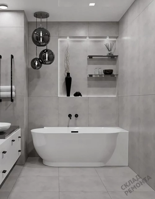 Фото Керамогранит матовый Steppe Ceramics Silent Grey серый 600*600*9,5 – купить в Комсомольске-на-Амуре: цена, описание, фото. Интернет-магазин 4