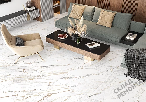 Фото Керамогранит лаппатированный New Trend Пегас GP40PEG01L белый 600*600*9 – купить в Комсомольске-на-Амуре: цена, описание, фото. Интернет-магазин 5