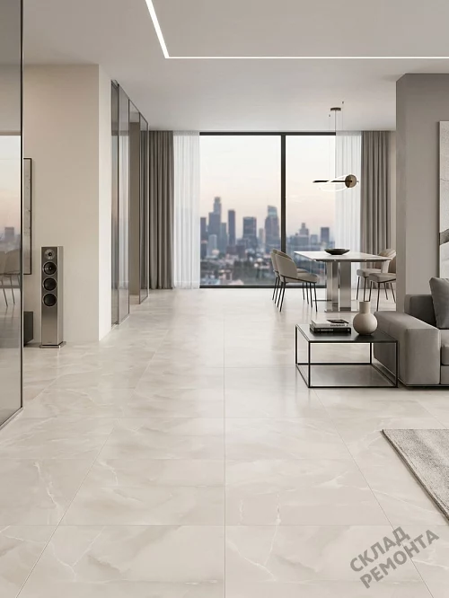 Фото Керамогранит матовый Gracia Ceramica Милки бежевый 400*400*7 – купить в Комсомольске-на-Амуре: цена, описание, фото. Интернет-магазин 1