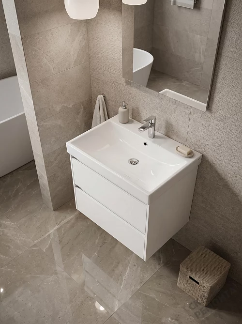 Фото Раковина на тумбу Roca One ZRU9307561, 60 см купить в Комсомольске-на-Амуре: цена, описание, фото. Интернет-магазин 1